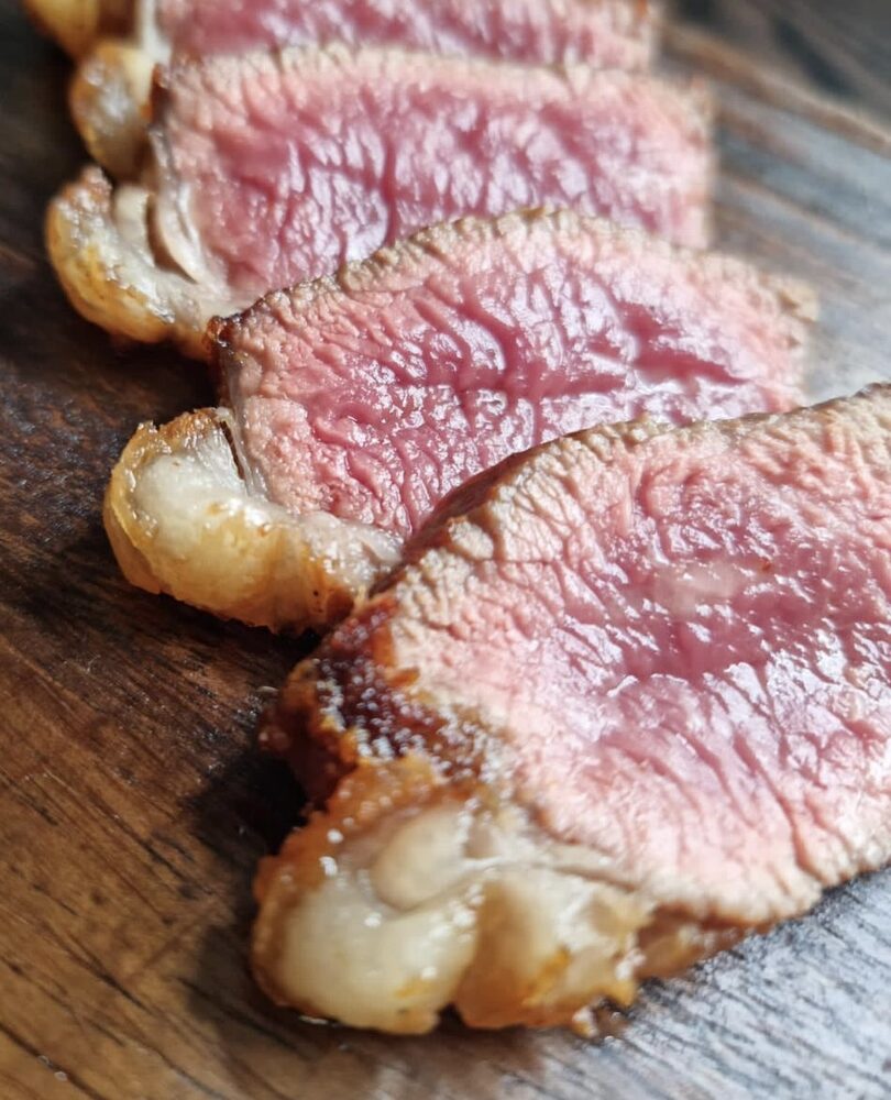 Seared over fierce heat